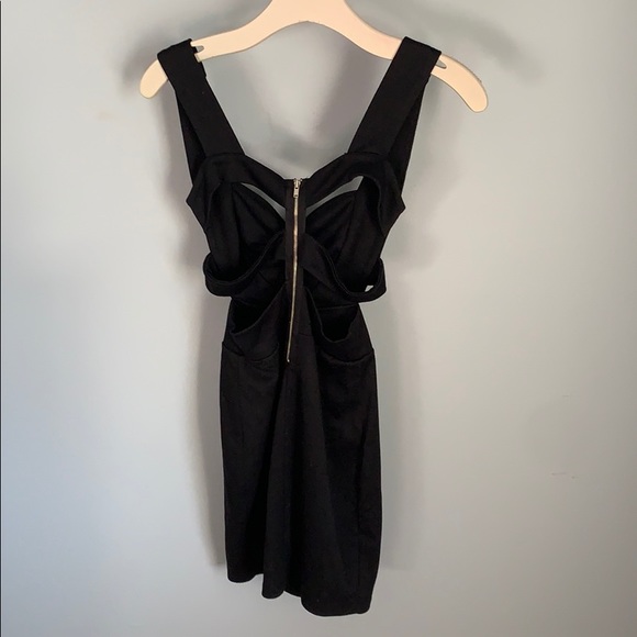 Sole Mio Ladies Black Evening Dress - Picture 2 of 5
